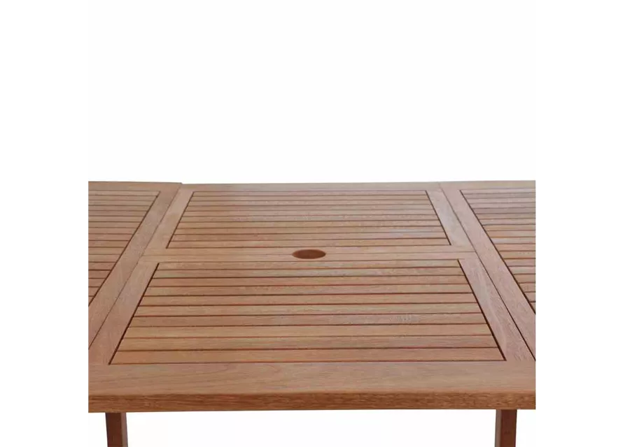 Siena Garden Ausziehtisch Nassau, 120/170x100x74 cm aus Eukalyptusholz FSC® 100%