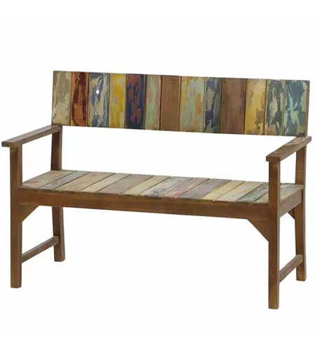 Siena Garden Palu 2-Sitzerbank 124 cm Teak recycelt 
