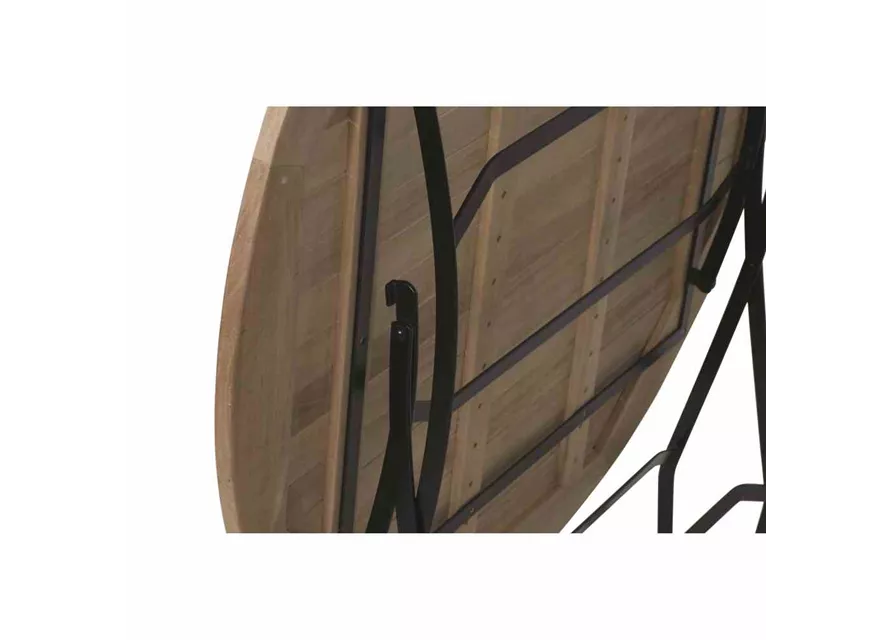 Siena Garden Peru II Biergartentisch Ø90 cm Stahl/Teak 