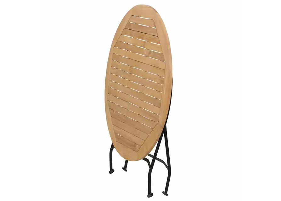 Siena Garden Peru II Biergartentisch Ø90 cm Stahl/Teak 