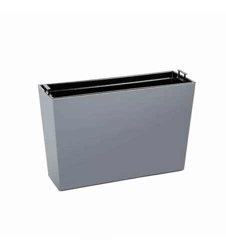 Siena Garden Pflanzkasten Craon, eckig, 56x19x36,5 cm Hochglanzoptik in grau Kunststoff