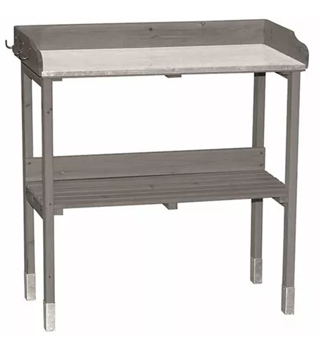 Siena Garden Pflanztisch , 76x37x81 cm, grau Fichtenholz