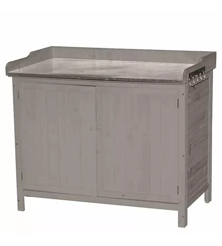 Siena Garden Pflanztisch 100x65x86cm grau, Fichte FSC 100% 