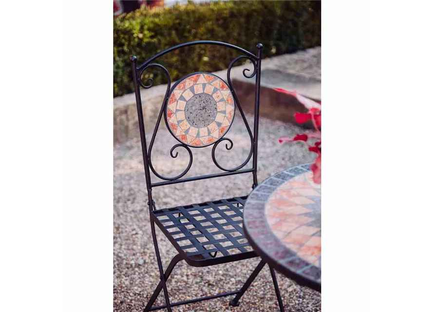 Siena Garden Prato Tisch halbrund 70x35,5cm Stahl