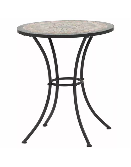 Siena Garden Prato Tisch Ø60cm Eisen/Mosaikoptik 