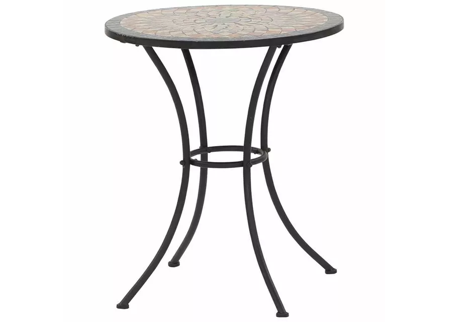 Siena Garden Prato Tisch Ø60cm Eisen/Mosaikoptik 