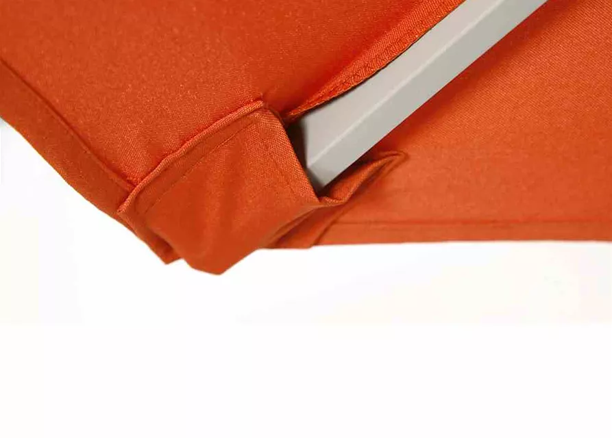 Siena Garden Mittelstockschirm Alu-Push Pro, Ø300 cm, terracotta 