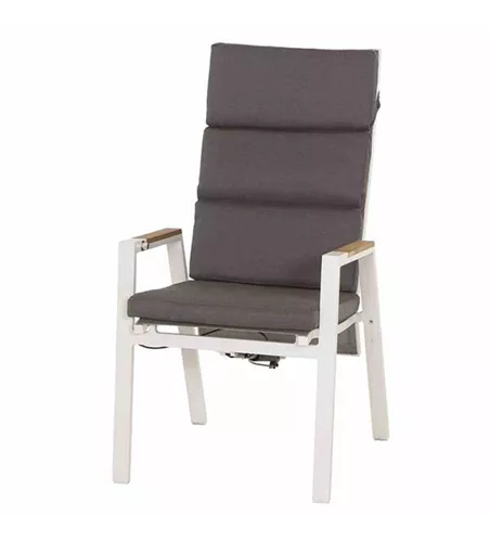 Siena Garden Dining Move Sessel Savona, 74x60x110 cm matt weiß 