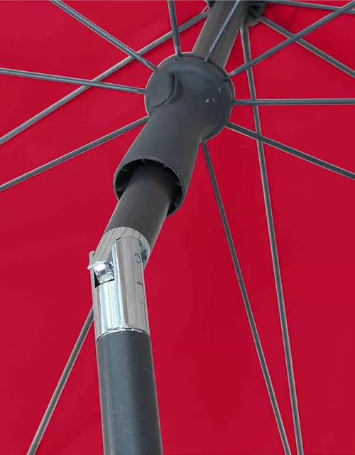 Siena Garden Tropico Schirm 2,1 x 1,4 m, eckig, rot 