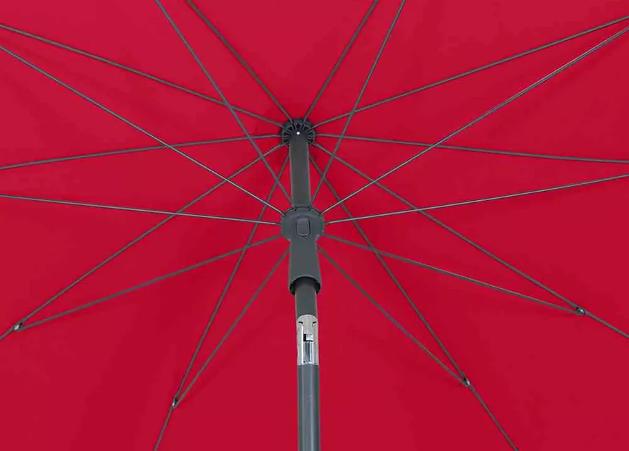 Siena Garden Tropico Schirm 2,1 x 1,4 m, eckig, rot 