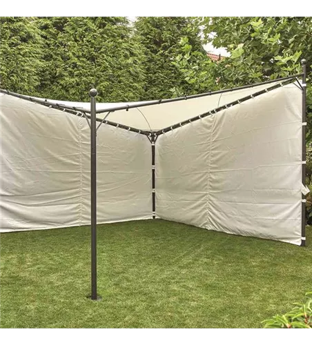 Siena Garden Seitenteile zu Pavillon Berlino 400x400cm 
