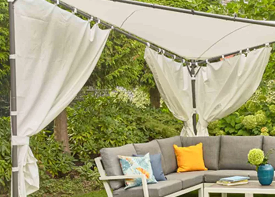 Siena Garden Seitenteile zu Pavillon Berlino 400x400cm 