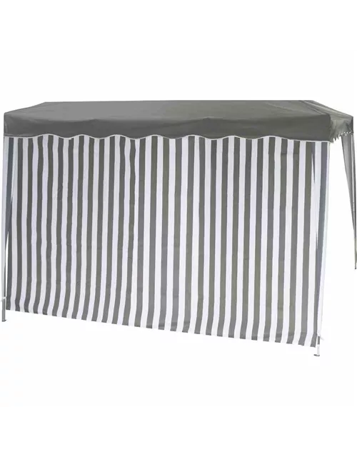 Siena Garden Faltpavillon Seitenteile 2er Set grau/weiß 294x191x0cm 