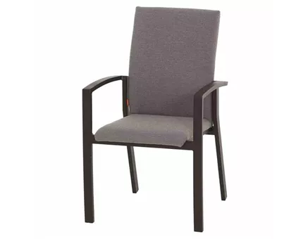 Siena Garden Stapelsessel Sonis, 60x56x94 cm matt anthrazit