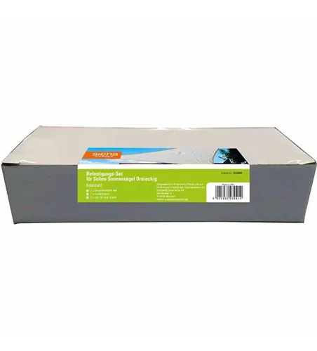 Siena Garden Solino Zubehör Set für 3-eckige Sonnensegel