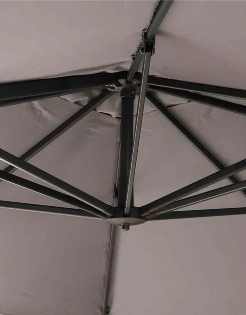 Siena Garden Sunset N+ Ampelschirm 350x260cm anthrazit/taupe