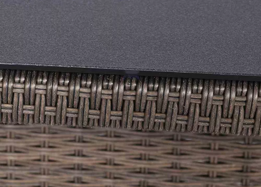 Siena Garden Loungetisch Teramo, 130x75 cm anthrazit