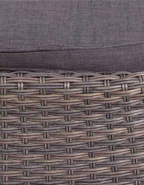 Siena Garden Ottomane Teramo, 56x54x45,5 cm anthrazit