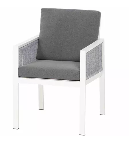 Siena Garden Varina Diningsessel Aluminium/Rope
