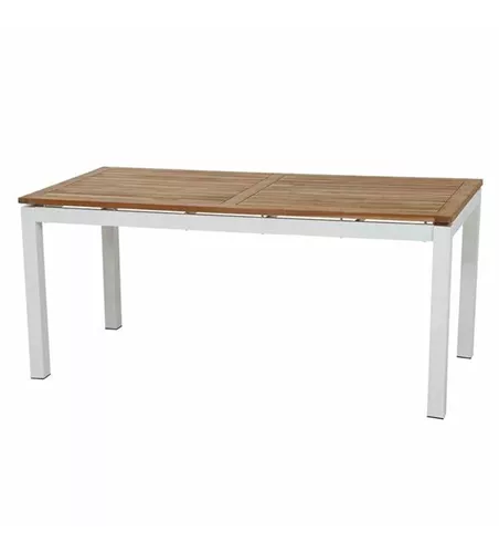 Siena Garden Dining Tisch Varina 180x100x75 cm matt weiß