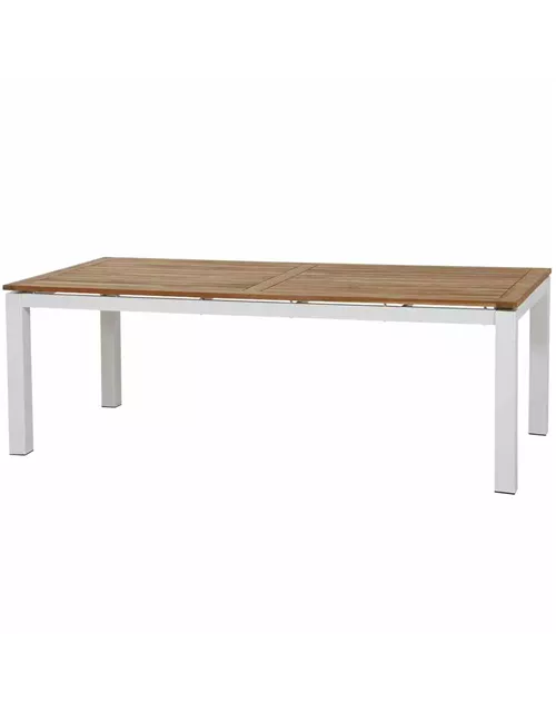 Siena Garden Varina Gartentisch 220x100cm Aluminium/Teak 