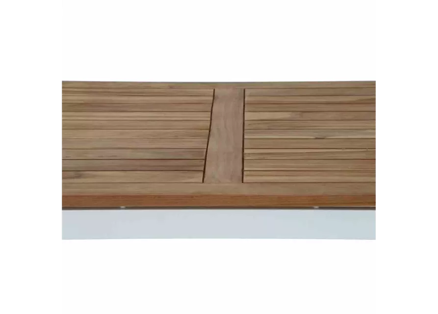 Siena Garden Varina Gartentisch 220x100cm Aluminium/Teak 