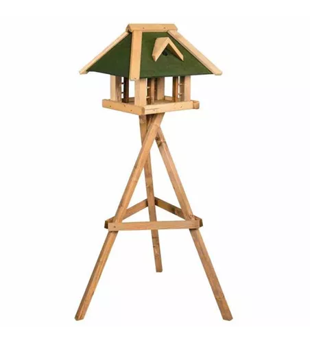 Siena Garden Vogelfutterhaus Grünfink mit Ständer 51x36x37cm 