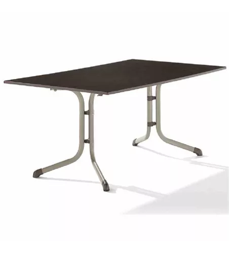 Sieger Klapptisch vivodur 165x95x73 cm champagner braun