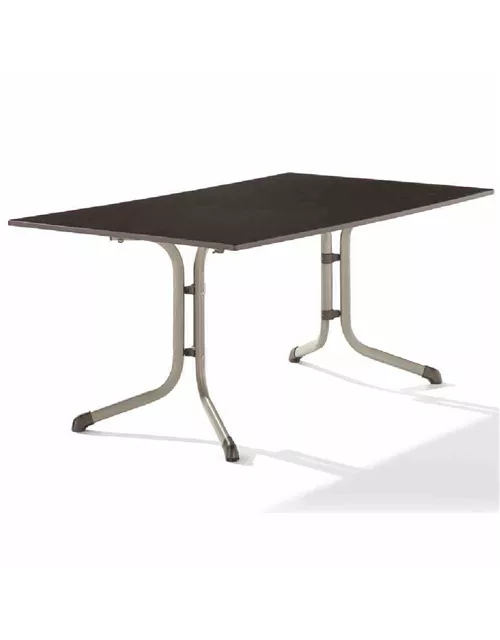 Sieger Klapptisch vivodur 165x95x73 cm champagner braun