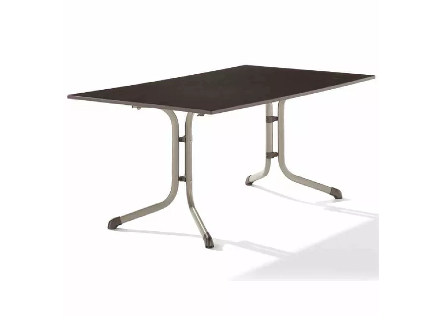 Sieger Klapptisch vivodur 165x95x73 cm champagner braun
