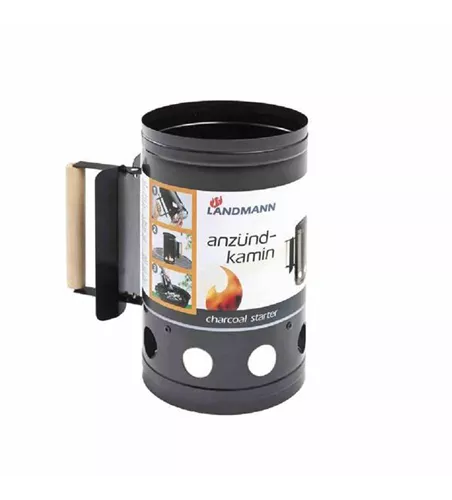 Landmann Anzündkamin 17 cm x 27,5 cm Schwarz