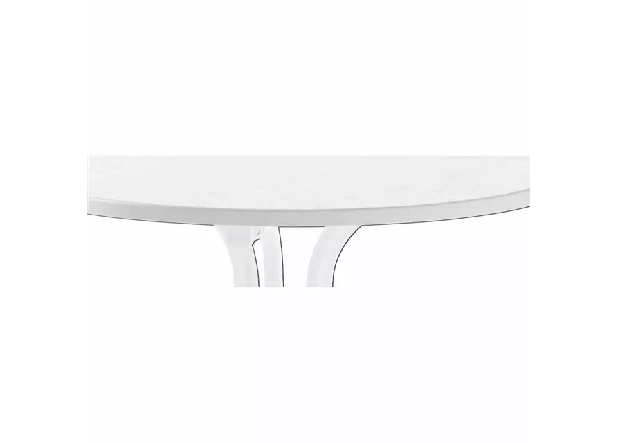 Sieger Klapptisch Ø70cm weiß Stahl 