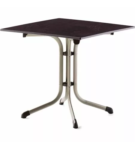 Sieger Klapptisch vivodur 80x80x73 cm champagner braun