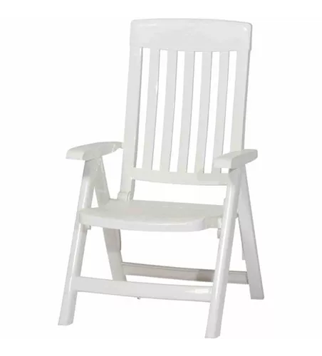 Sieger Klappstuhl Palma weiß Kunststoff 