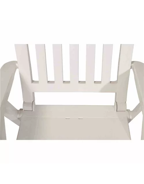 Sieger Klappstuhl Palma weiß Kunststoff 