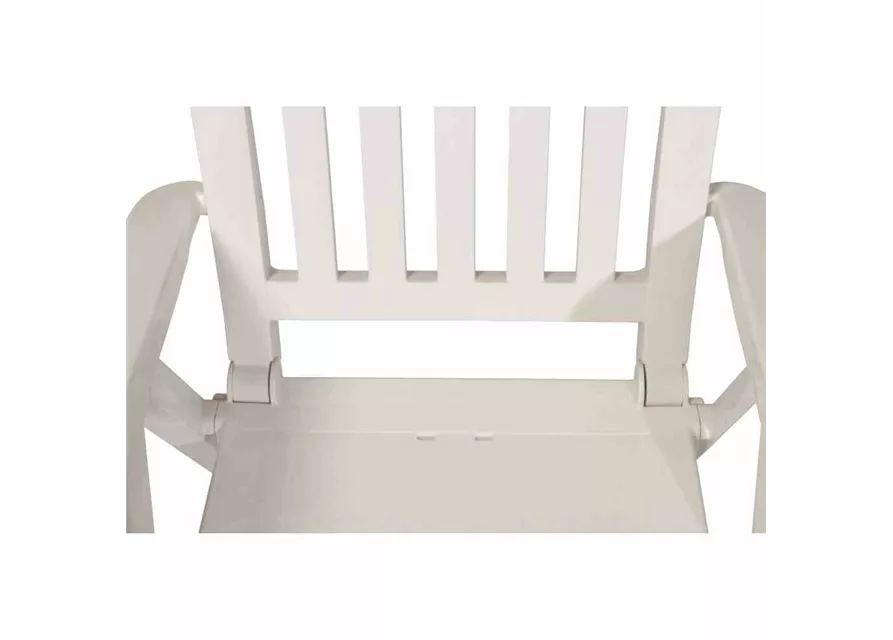 Sieger Klappstuhl Palma weiß Kunststoff 