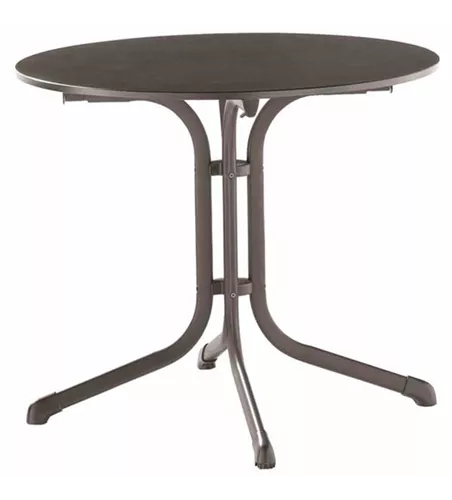Sieger Klapptisch vivodur Ø85 x 73 cm eisengrau grau