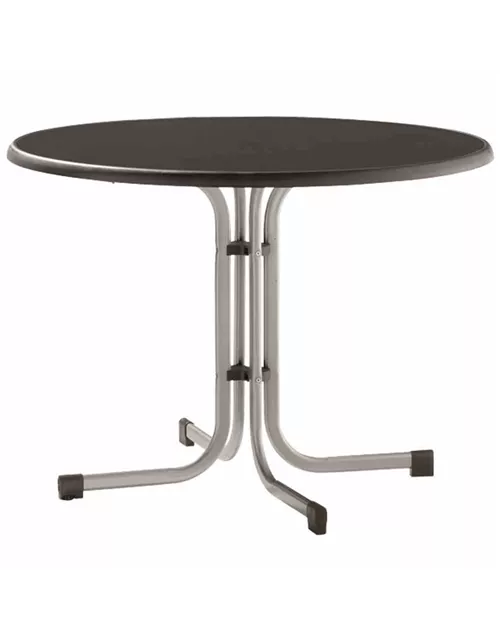 Sieger Klapptisch Ø100cm anthrazit Stahl