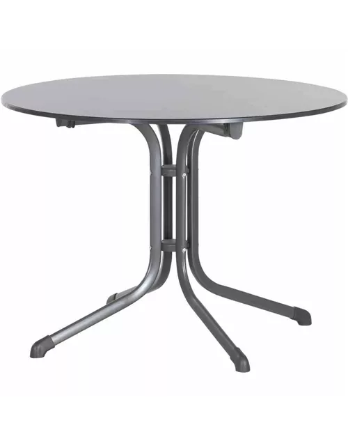 Sieger Klapptisch vivodur Ø100 x 73 cm eisengrau grau