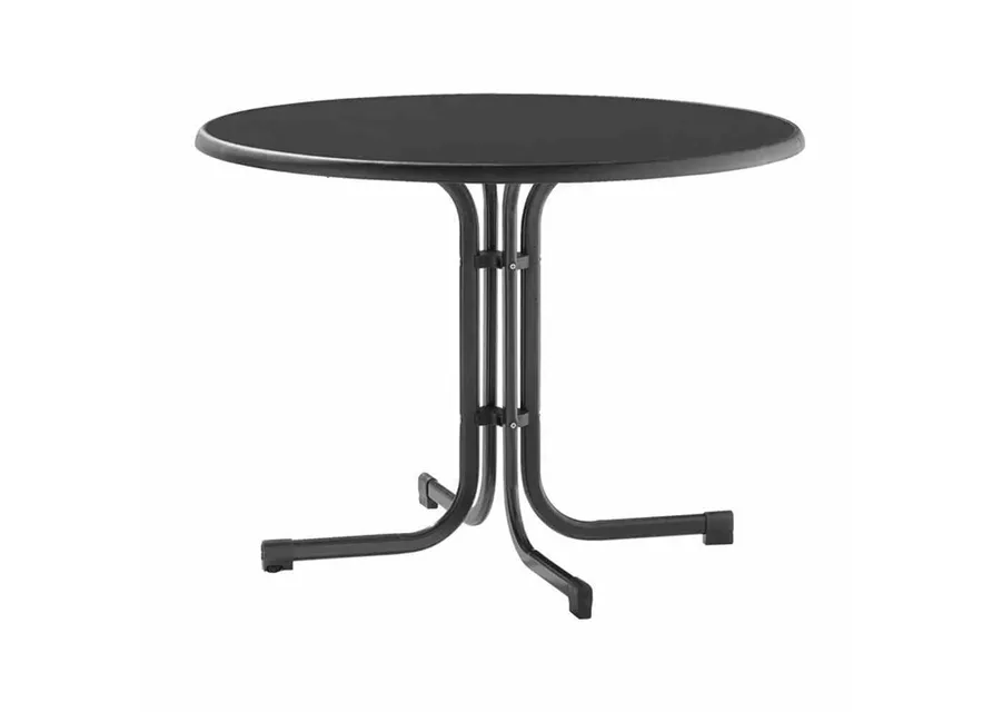 Sieger Klapptisch Ø100cm anthrazit Stahl