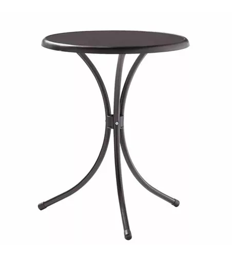 Sieger Bistrotisch Ø60cm eisengrau / anthrazit Stahl 