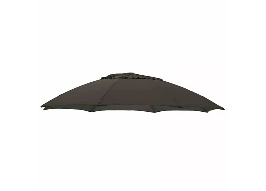 Sun Garden Schirmbespannung für Ampelschirm Ø 375 cm anthrazit