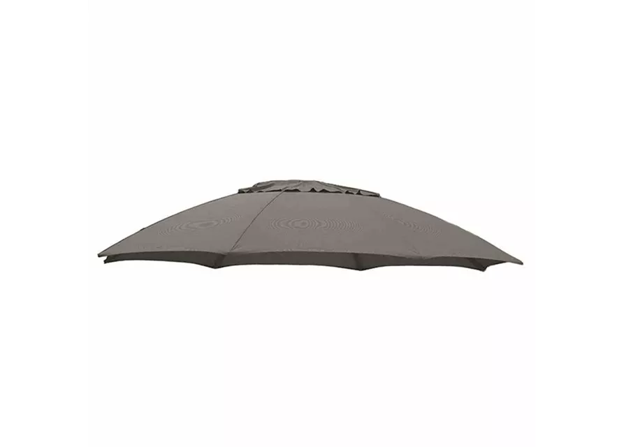 Sun Garden Schirmbespannung für Ampelschirm Ø 375 cm grau