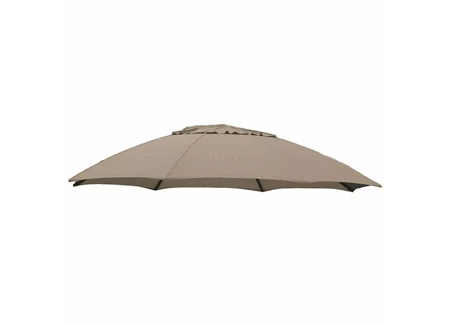 Sun Garden Schirmbespannung für Ampelschirm Ø 375 cm taupe