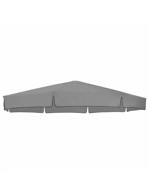 Sun Garden Schirmbespannung für Ampelschirm Ø 350 cm grau