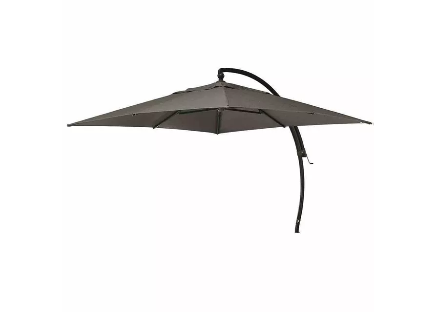 Sun Garden Ampelschirm Easy Sun 320x320 cm 190 g/m² grau