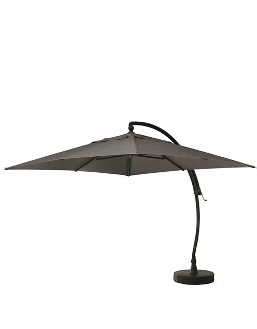 Sun Garden Ampelschirm Easy Sun 320x320 cm 190 g/m² grau