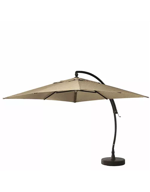 Sun Garden Ampelschirm Easy Sun 320x320 cm 190 g/m² taupe