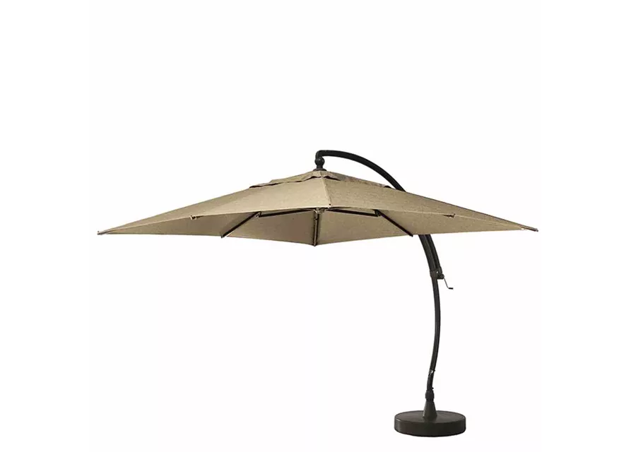 Sun Garden Ampelschirm Easy Sun 320x320 cm 190 g/m² taupe
