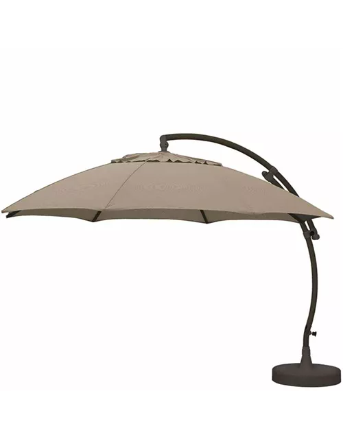 Sun Garden Ampelschirm Easy Sun Ø 375 cm 190 g/m² taupe